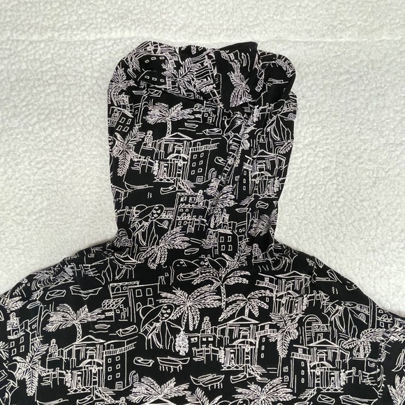 Chico’s Traveler Size 3 Black Women’s Knit Full Zip Hoodie - Picture 4 of 13